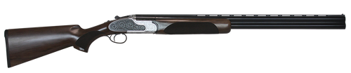 CZ-USA 06456 WingShooter Elite 20 Gauge 3" 2rd 28" Gloss Black Chrome Barrel, Engraved Satin-Gloss Chrome Metal Finish, Turkish Walnut Stock Includes 5 Chokes