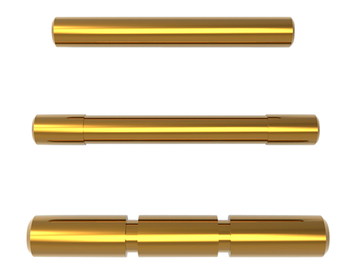 Cross Armory CRGPSGD 3 Pin Set  Compatible w/Glock Gen1-3 Gold Steel