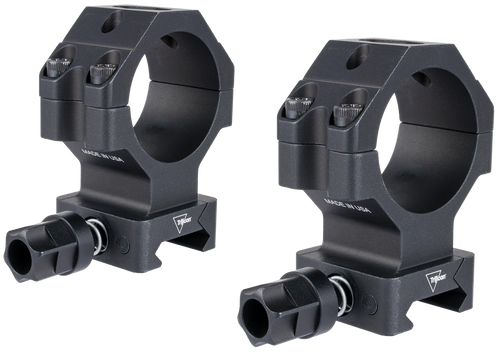 Trijicon AC22075 Scope Rings with Q-LOC Technology  Matte Black  35mm  Extra High