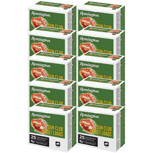 GUN CLUB TARGET 12 GAUGE 2-3/4'' 1OZ #8 SHOT 250/CASE