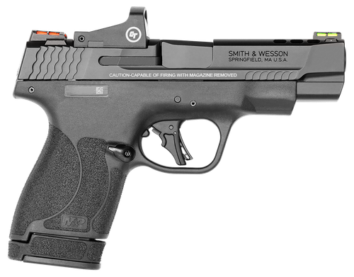 Smith & Wesson 13253 Performance Center M&P Shield Plus 9mm Luger 4" Ported 10+1,13+1 Black Matte Black Armornite Stainless Steel Ported Slide Black Polymer Grip (No Manual) Crimson Trace Red Dot