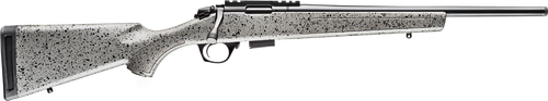Bergara Rifles BMR003 BMR  Full Size 22 WMR 5+1/10+1 18" Matte Blued Steel Threaded Barrel & Drilled & Tapped Steel Receiver, Fixed Gray/Black Speckled Synthetic Stock