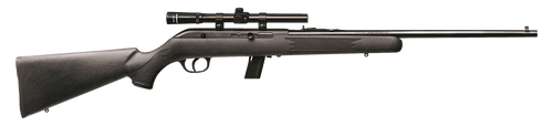 Savage Arms 40000 64 FXP Full Size 22 LR 10+1 21" Matte Black Sporter Barrel, Matte Black Grooved Carbon Steel Receiver, Matte Black Fixed Synthetic Stock, 4x15mm Scope, Right Hand