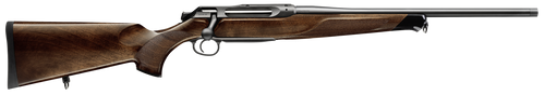 Sauer 80117098 505 Lux Full Size 7mm Rem Mag 2+1 24" Matte Blued Threaded Barrel, Matte Blued Saddle Mount Steel Receiver, Grade 5 Wood Fixed Stock
