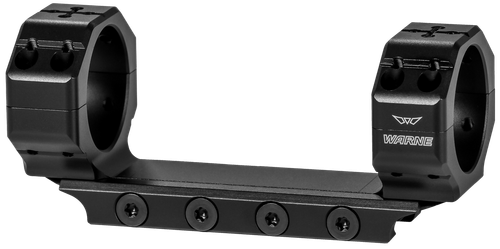 Warne 7844M Precision Mount Scope Mount/Ring Combo Black Anodized 35mm 0 MOA