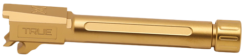 True Precision Inc TPP365FBXTG Sig  9mm Luger 4.30" Threaded Gold TiN Stainless Steel, Fits Sig P365 Fuse