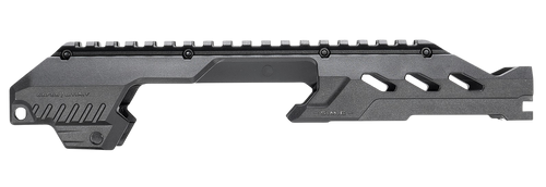 Strike Industries SMCCP320TRAIL SMC Charlie Top Rail Black Steel Compatible w/ Extended Charging Handle for P320 Slides