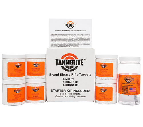 Tannerite STR Starter Kit  Impact Enhancement Explosion White Vapor Centerfire Rifle Firearm 0.50 lb 24 Targets
