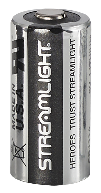 Streamlight 85177 CR123A Lithium Batteries  Silver/Black 3 Volts (12) Single Pack