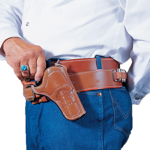 DeSantis Doc Holliday Cross Draw Holster for Colt SAA 3.5" Tan RH