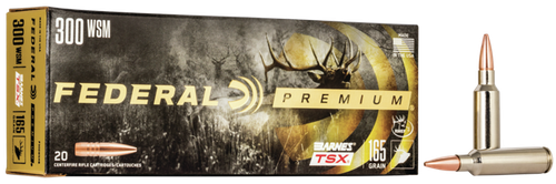 Federal P300WSMG Premium  300WSM 165gr Barnes TSX 20 Per Box/10 Case