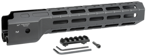 Midwest Industries MICRPC9 Combat  Ruger PC9 M-Lok Handguard Black Hardcoat Anodized 6061-T6 Aluminum 12"