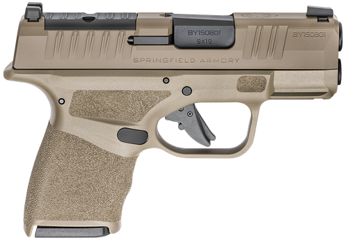 Springfield Armory HC9319FOSP Hellcat Micro-Compact OSP 9mm Luger 3" 11+1, 13+1 Flat Dark Earth Flat Dark Earth Cerakote Steel Slide Adaptive Textured Flat Dark Earth Polymer Grip
