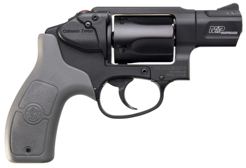 Smith & Wesson 12056 M&P Bodyguard *CA Complaint 38 S&W Spl +P 5 Shot 1.88" Black PVD Barrel/Cylinder, Black Aluminum J-Frame, Gray Polymer Grip, Includes Crimson Trace Red Laser