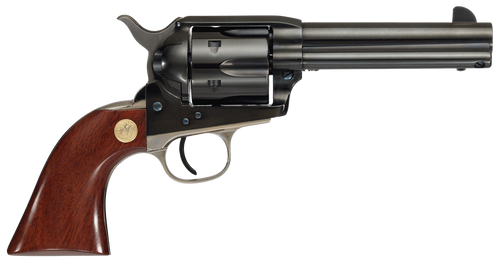 Cimarron MP400B1401 Pistoleer  357 Mag 6 Shot 4.75" Blued Rifled Steel Barrel & Cylinder, Blued Steel Frame w/Nickel Backstrap & Triggerguard, Walnut Grip, Exposed Hammer