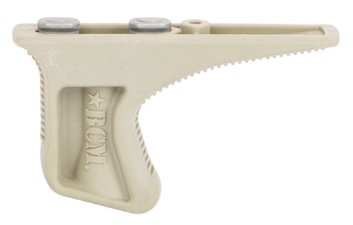 BCM KAGKMFDE BCMGunfighter Kinesthetic Angled Grip Made of Polymer With Flat Dark Earth Textured Finish for KeyMod Rail