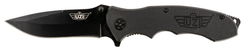 Uzi Accessories UZKFDR006 UZI Responder VI Black, Stainless-Steel Blade