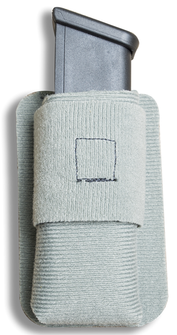 Vertx VTX5110 MAK Mag Pouch Single Gray Velcro One-Wrap Belt Loop 45 ACP