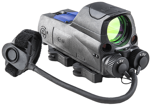 Meprolight USA 0687743 MOR PRO  Black 1 x 30 mm 2.2 MOA Dot/Bullseye Reticle Green & IR Laser