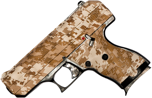 Hi-Point 916DD C9  9mm Luger 8+1, 3.50" Black Steel Barrel, Hydro-Dipped Digital Desert Camo Serrated Steel Slide, Hydro-Dipped Digital Desert Camo Polymer Frame & Grip