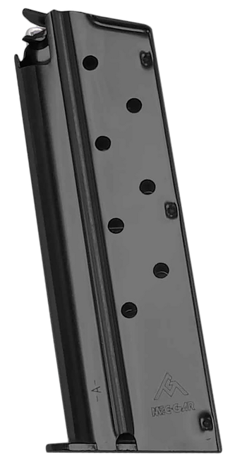 Mec-Gar MGCGOV9LCN 1911 Officer 8rd 9mm Luger, Black Carbon Steel