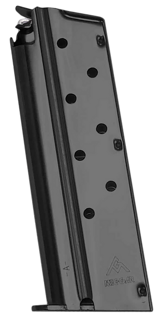 Mec-Gar MGCGOV9LCN 1911 Officer 8rd 9mm Luger, Black Carbon Steel