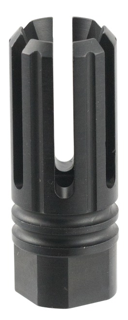 TacFire MZ10053BN 6 Prong Flash Hider Black Nitride Steel with 5/8"-24 tpi Threads, 2.22" OAL & 0.87" Diameter for 308 Win AR-10