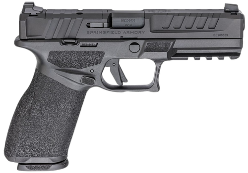 Springfield Armory EC9459BU15 Echelon  Full Size 9mm Luger 15+1 4.50" Black Melonite Steel Barrel & Steel Optic Ready/Serrated Slide, Black Polymer Frame w/Picatinny Rail, Textured Grip, Ambidextrous