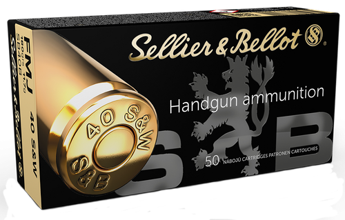 Sellier & Bellot SB40B Handgun  40S&W 180gr Full Metal Jacket 50 Per Box/20 Case