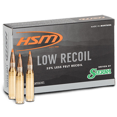 HSM LOW RECOIL 6.5CREED 140GR 20/25