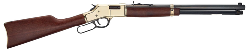 Henry H006M41 Big Boy Classic Full Size 41 Rem Mag 10+1 20" Blued Octagon Barrel, Polished Brass Receiver, American Walnut Stock Right Hand
