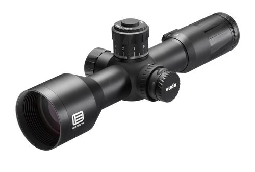 Eotech VDU525FFH59 Vudu FFP Black Anodized 5-25x 50mm 34mm Tube Illuminated Horus H59 MRAD Reticle Features Throw Lever