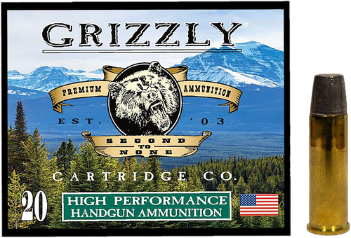Grizzly Ammo GC41M5   41Mag 265gr Wide Flat Nose Gas Check 20 Per Box/10 Case