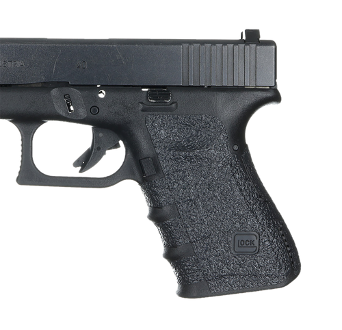 Talon Grips 110R Adhesive Grip  Compatible w/Glock 19/23/25/32/38 Gen4 w/No Backstrap, Black Textured Rubber
