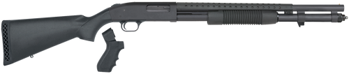 Mossberg 50694 590 Persuader 12 Gauge 3" 8+1 20" Cylinder Bore Heat-Shield Barrel Matte Blued Rec Black Synthetic Stock Includes Pistol Grip