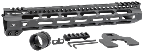 Midwest Industries MICRLW12625 Combat Lightweight AR-15 Black Hardcoat Anodized Aluminum/Polymer 12.625" Picatinny/M-LOK