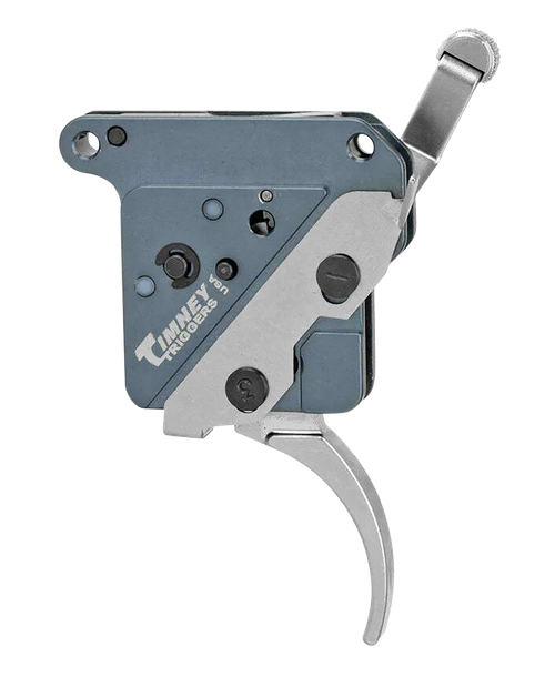 Timney Triggers THEHIT16 Hit Trigger  Curved Trigger with 8 oz Draw Weight & Nickel Finish for Remington 700 Right