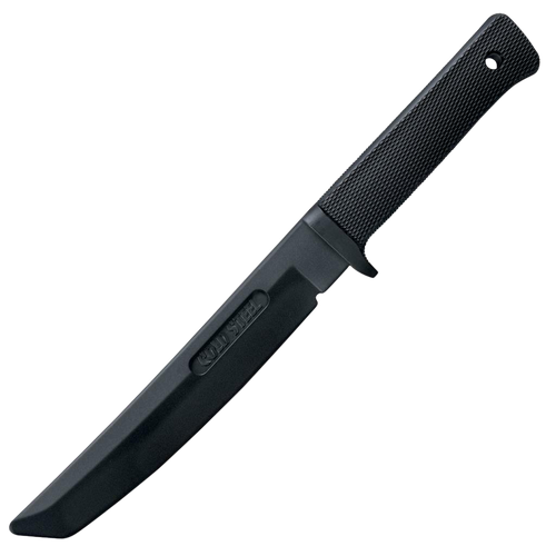 Cold Steel CS92R13RT Recon Rubber Trainer 7" Fixed Tanto Plain Black Santoprene