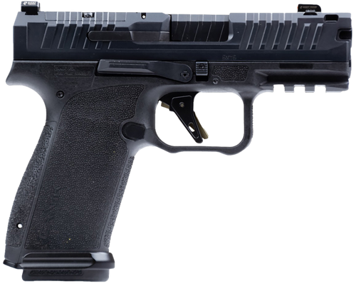 Canik HG8329N Mete MC9 Prime 9mm Luger 10+1 3.64" Black Nitride Compensated Barrel, Black Nitride Integrated Compensator/Optic Ready/Serrated Steel Slide, Black Polymer Frame w/Picatinny Rail