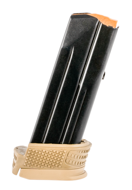 FN 20100380 509 Compact 15rd Base Pad w/Mag Sleeve 9mm Luger Black/Flat Dark Earth Steel