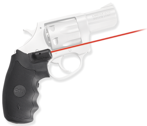 Crimson Trace 0122301 Lasergrips  Fits Charter Arms Revolvers, Red Laser 633nM Wavelength 5mW Output, Black Polymer