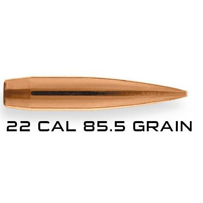Berger Long Range Hybrid Target Rifle Bullets .22 cal .224" 85.5 gr LRHT 1000/ct