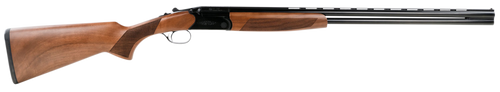 CZ-USA 06413 Drake  28 Gauge 2.75" 2rd 28" Barrel, Gloss Black Chrome Metal Finish, Turkish Walnut Fixed Pistol Grip Stock Includes 5 Chokes