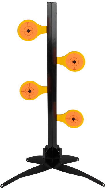 Birchwood Casey 47421 World of Targets Dueling Tree 3.50" Rimfire Pistol/Rifle Orange/Yellow Steel Circle w/Crosshair & Diamond