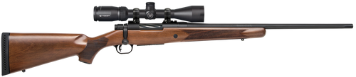 Mossberg 28058 Patriot  7mm-08 Rem Caliber with 5+1 Capacity, 22" Fluted Barrel, Matte Blued Metal Finish & Walnut Stock Right Hand (Full Size) Includes Vortex Crossfire II 3-9x40mm Scope