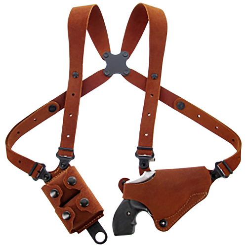 Galco CL2160 Classic Lite 2.0 Shoulder System Size Fits Chest Up To 56" Natural Leather Shoulder Fits S&W J Frame Fits Charter Arms Undercover Right Hand