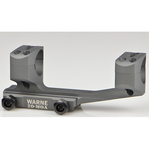 WAR MOUNT 20MOA 1 MSR GRY EXT SKELETONIZED