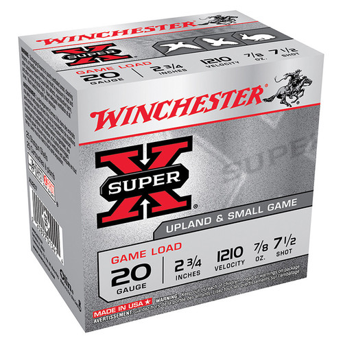 SuperX 20Ga 2.75" 7/8oz Game #7.5