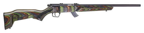 Savage Arms 26743 Mark II Minimalist 21 Sharp 10+1 18" Matte Black Threaded Barrel & Drilled & Tapped Carbon Steel Receiver, Boyd's Minimalist Satin OD Green Laminate Stock, Right Hand