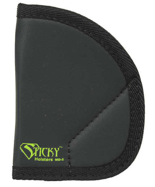 Sticky Holsters MD5 MD-5  Black/Green Latex Free Rubber Fits Ruger LCR/S&W J-Frame Ambidextrous